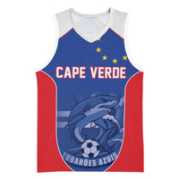 World Football 2026 Cape Verde Custom Basketball Jersey Tubaroes Azuis Blue Shark - Wonder Print Shop