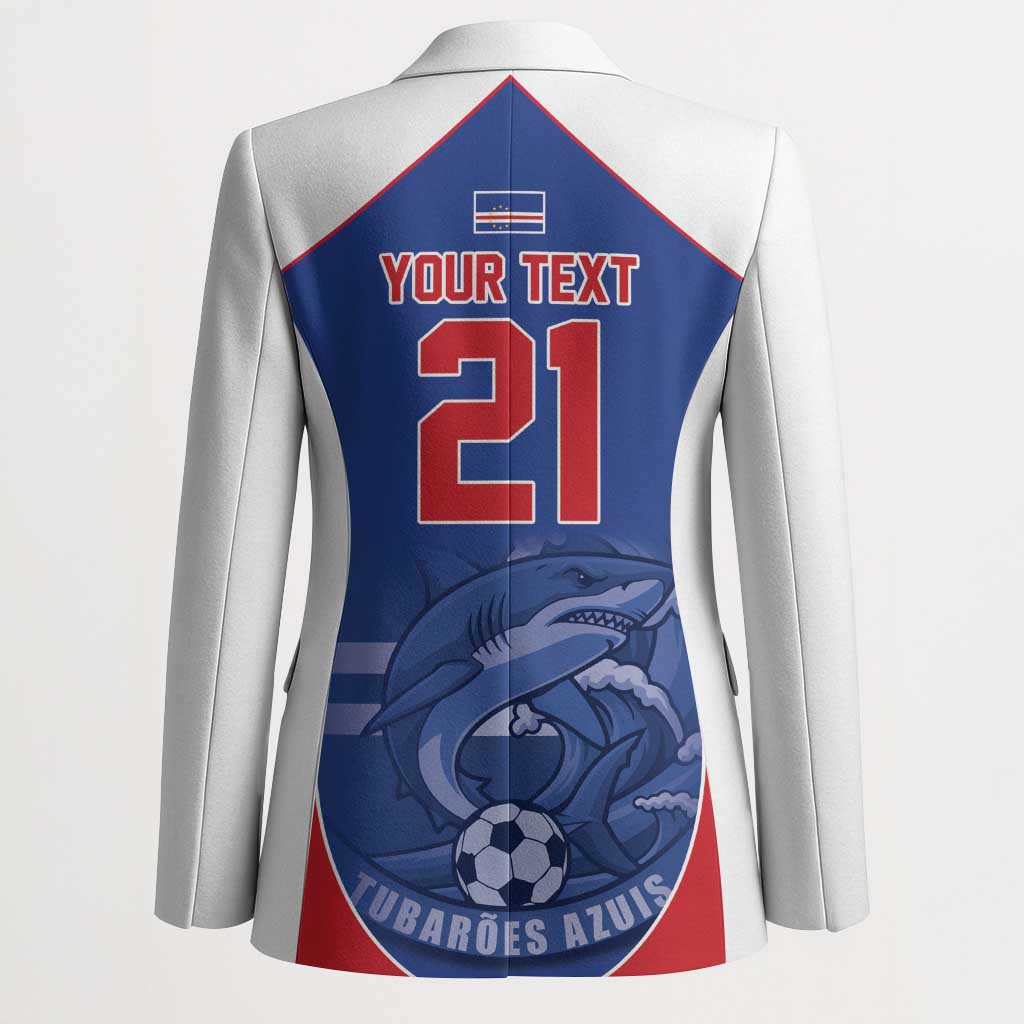 World Football 2026 Cape Verde Custom Blazer Tubaroes Azuis Blue Shark - Wonder Print Shop