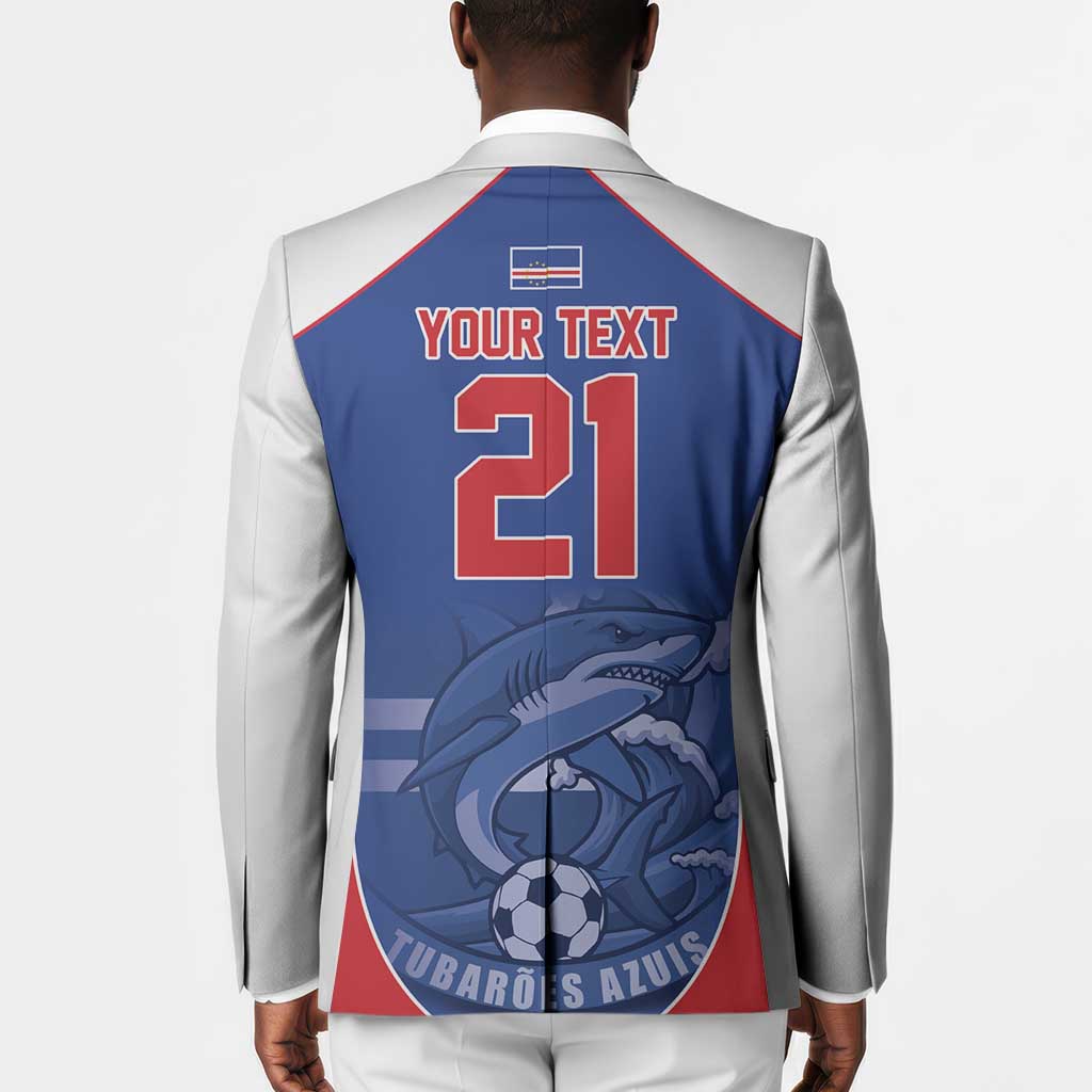 World Football 2026 Cape Verde Custom Blazer Tubaroes Azuis Blue Shark - Wonder Print Shop