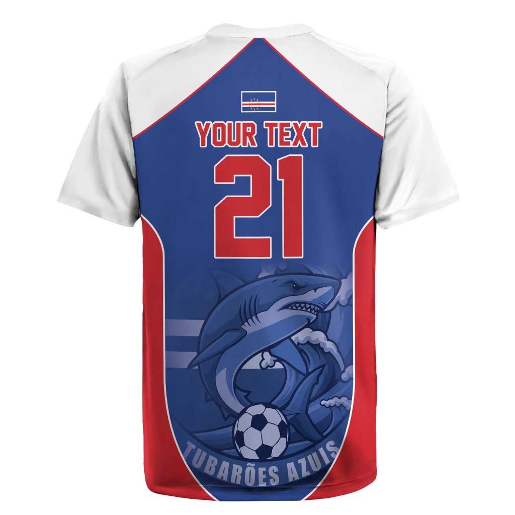 World Football 2026 Cape Verde Custom Rugby Jersey Tubaroes Azuis Blue Shark LT9