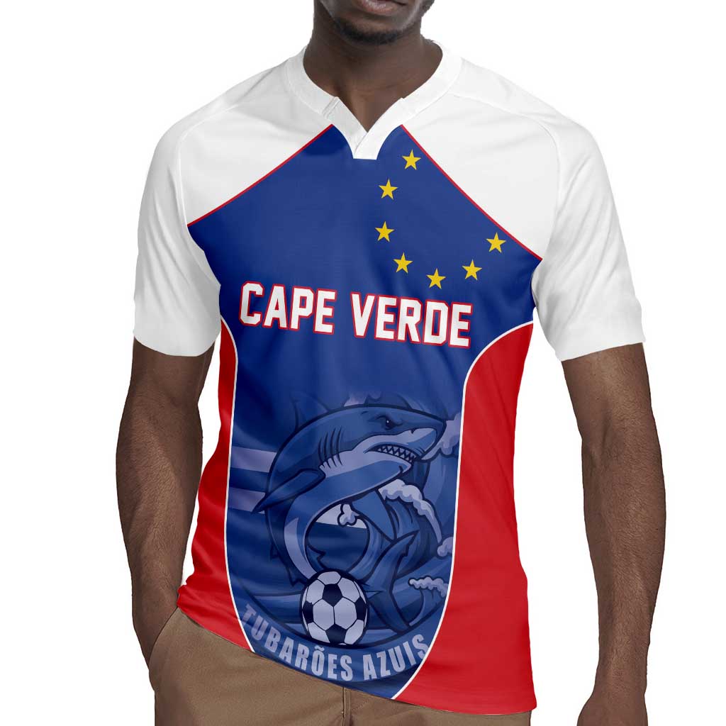 World Football 2026 Cape Verde Custom Rugby Jersey Tubaroes Azuis Blue Shark LT9