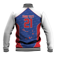 World Football 2026 Cape Verde Custom Baseball Jacket Tubaroes Azuis Verde Simple Map - Wonder Print Shop