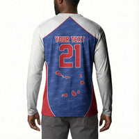 World Football 2026 Cape Verde Custom Button Sweatshirt Tubaroes Azuis Verde Simple Map