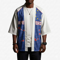 World Football 2026 Cape Verde Custom Kimono Tubaroes Azuis Verde Simple Map - Wonder Print Shop
