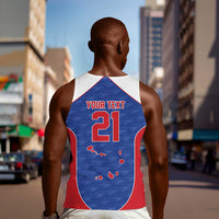 World Football 2026 Cape Verde Custom Men Tank Top Tubaroes Azuis Verde Simple Map - Wonder Print Shop