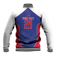 World Football 2026 Afro-Haiti Custom Baseball Jacket Together For Ayiti Blue Style - Wonder Print Shop