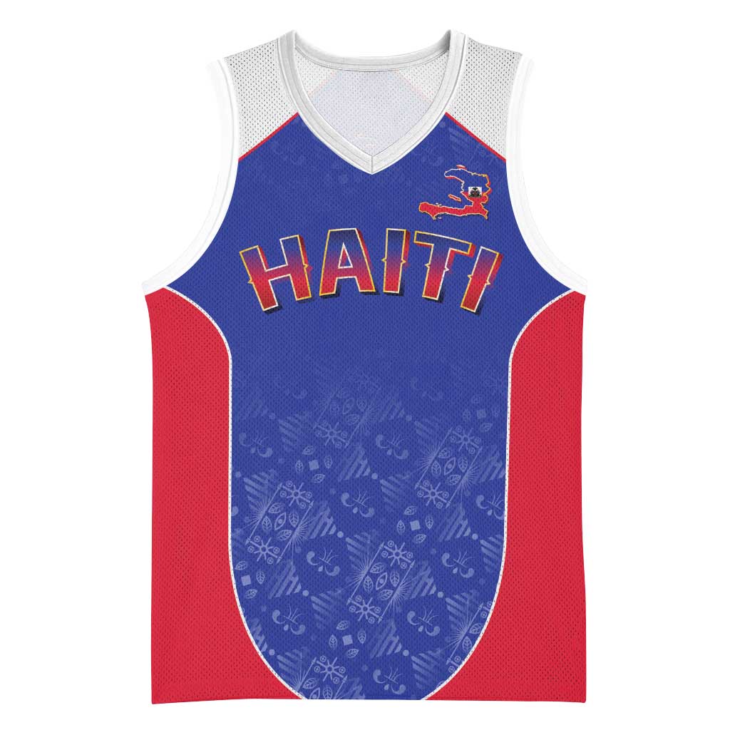 World Football 2026 Afro-Haiti Custom Basketball Jersey Together For Ayiti Blue Style - Wonder Print Shop