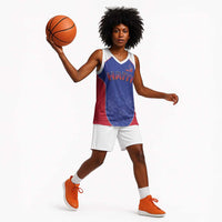 World Football 2026 Afro-Haiti Custom Basketball Jersey Together For Ayiti Blue Style - Wonder Print Shop