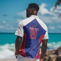 World Football 2026 Afro-Haiti Custom Hawaiian Shirt Together For Ayiti Blue Style LT9