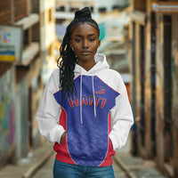 World Football 2026 Afro-Haiti Custom Hoodie Together For Ayiti Blue Style - Wonder Print Shop