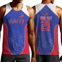 World Football 2026 Afro-Haiti Custom Men Tank Top Together For Ayiti Blue Style - Wonder Print Shop