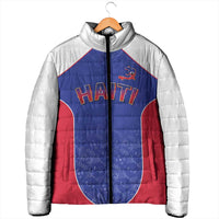 World Football 2026 Afro-Haiti Custom Padded Jacket Together For Ayiti Blue Style - Wonder Print Shop