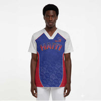 World Football 2026 Afro-Haiti Custom Scrub Top Together For Ayiti Blue Style - Wonder Print Shop