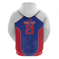 World Football 2026 Afro-Haiti Custom Zip Hoodie Together For Ayiti Blue Style - Wonder Print Shop
