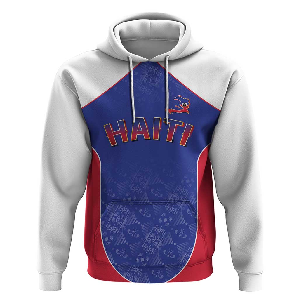 World Football 2026 Afro-Haiti Custom Zip Hoodie Together For Ayiti Blue Style - Wonder Print Shop