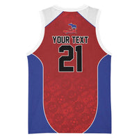 World Football 2026 Afro-Haiti Custom Basketball Jersey Together For Ayiti Red Style - Wonder Print Shop