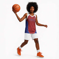 World Football 2026 Afro-Haiti Custom Basketball Jersey Together For Ayiti Red Style - Wonder Print Shop