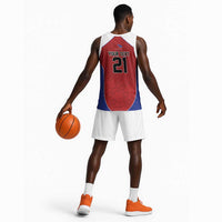 World Football 2026 Afro-Haiti Custom Basketball Jersey Together For Ayiti Red Style - Wonder Print Shop