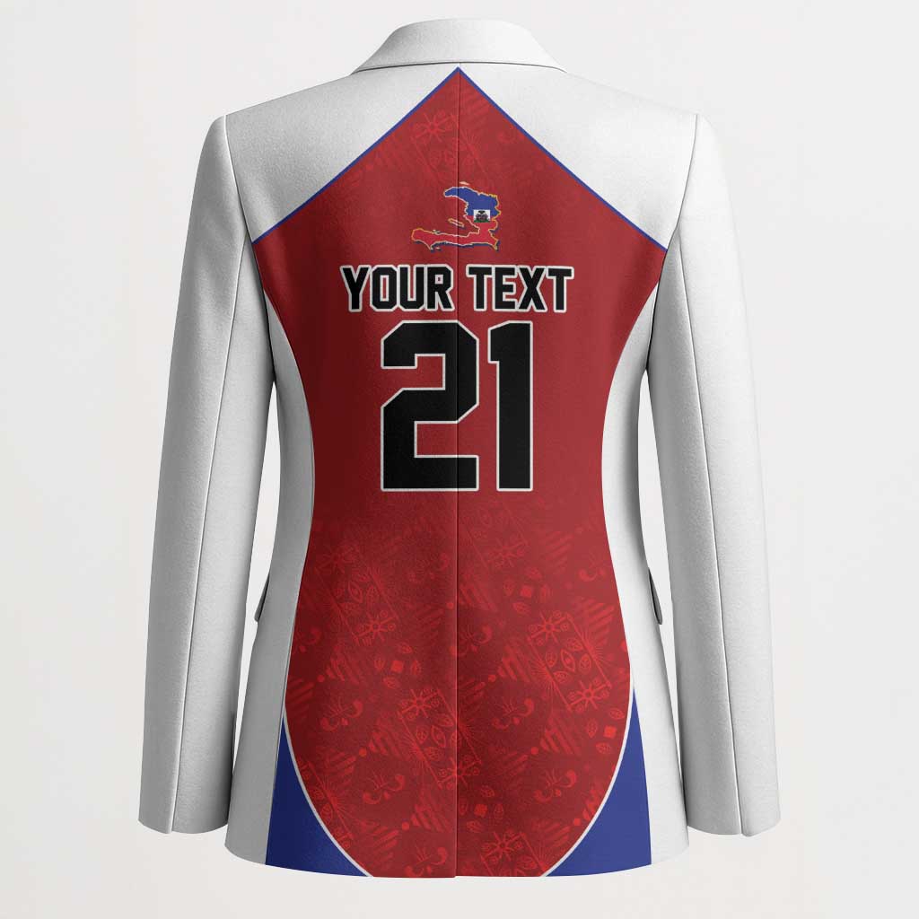 World Football 2026 Afro-Haiti Custom Blazer Together For Ayiti Red Style - Wonder Print Shop