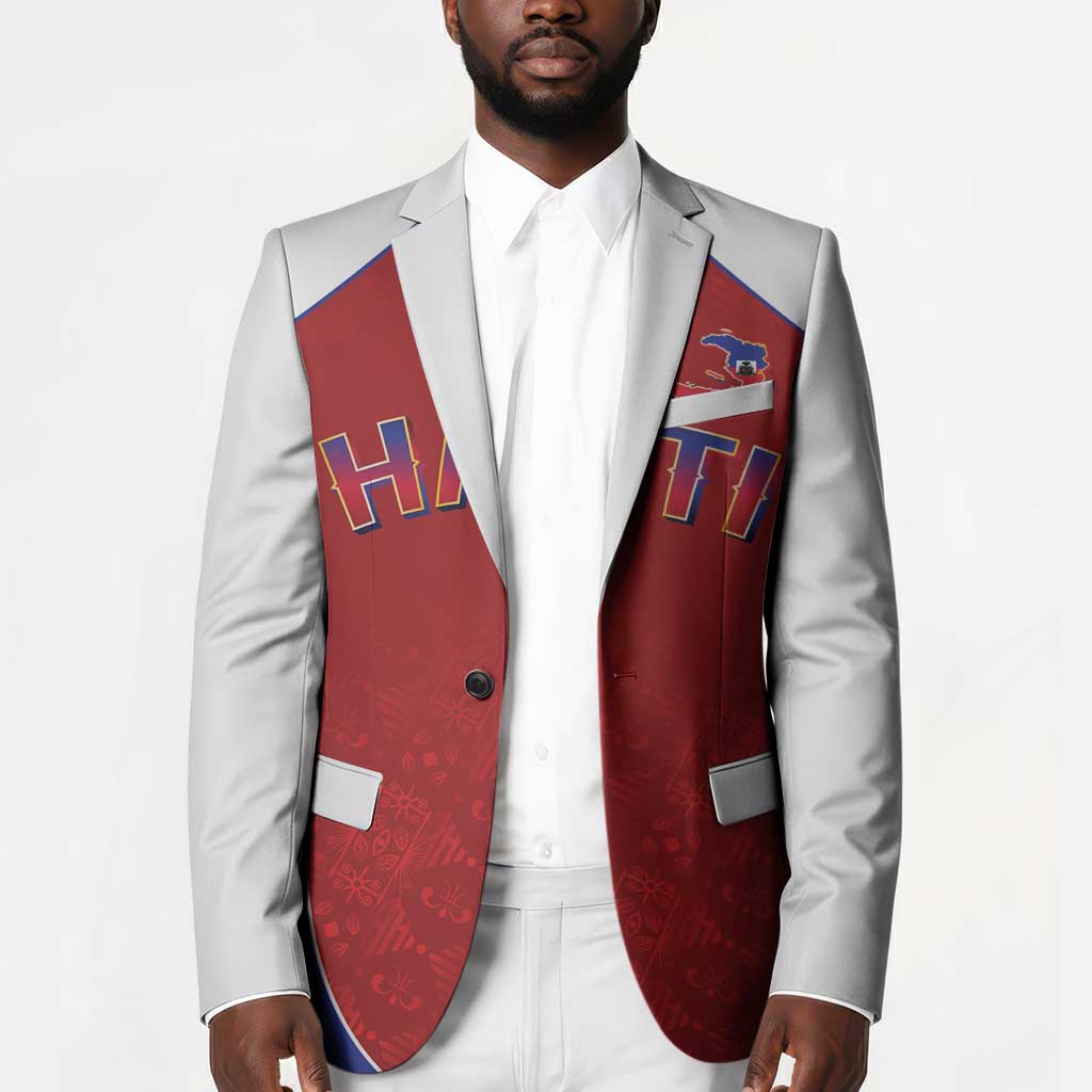 World Football 2026 Afro-Haiti Custom Blazer Together For Ayiti Red Style - Wonder Print Shop