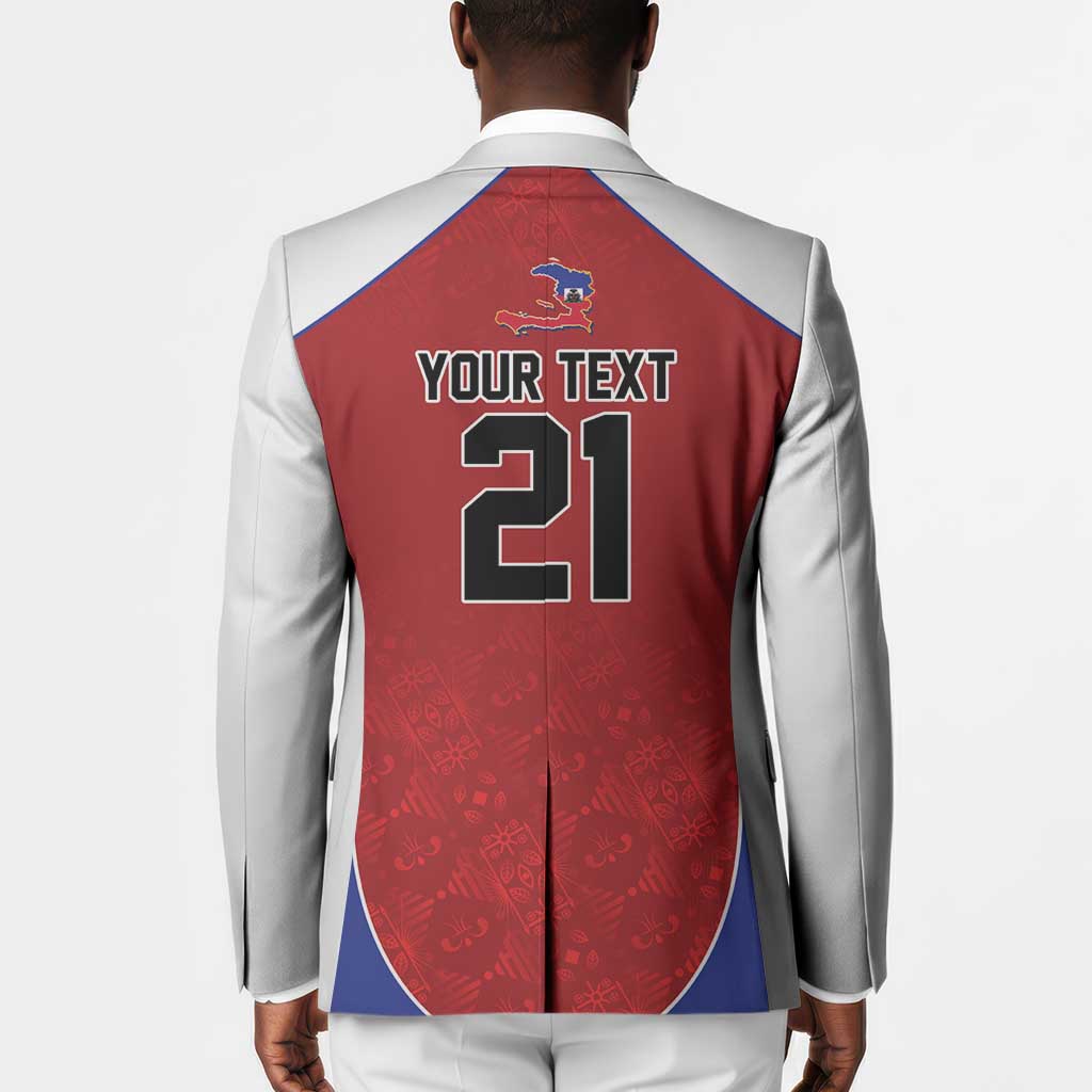 World Football 2026 Afro-Haiti Custom Blazer Together For Ayiti Red Style - Wonder Print Shop