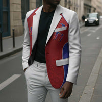 World Football 2026 Afro-Haiti Custom Blazer Together For Ayiti Red Style - Wonder Print Shop