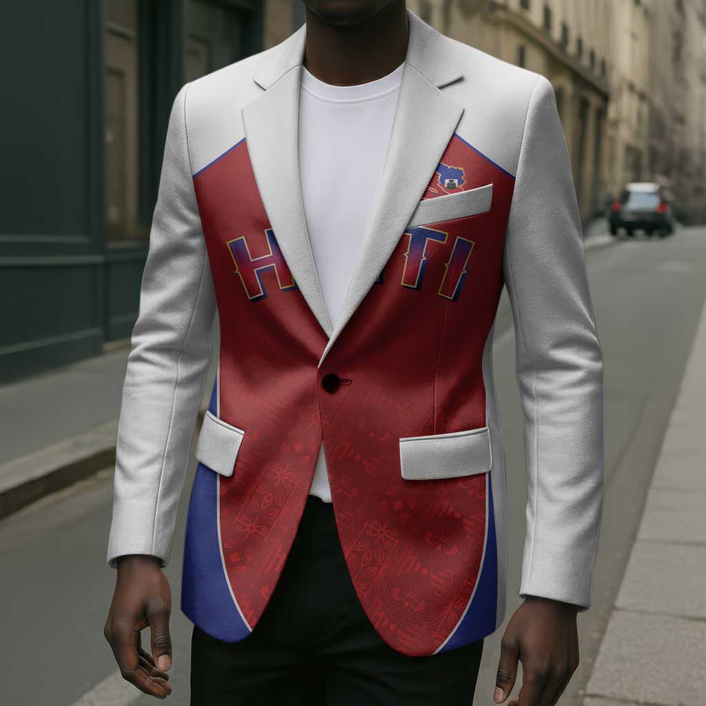 World Football 2026 Afro-Haiti Custom Blazer Together For Ayiti Red Style - Wonder Print Shop