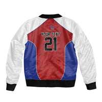 World Football 2026 Afro-Haiti Custom Bomber Jacket Together For Ayiti Red Style - Wonder Print Shop