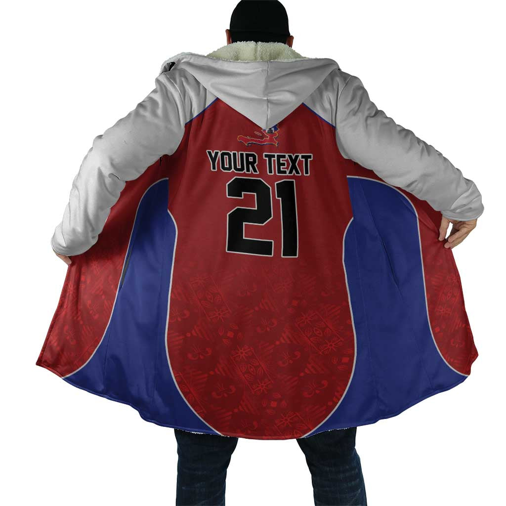 World Football 2026 Afro-Haiti Custom Cloak Together For Ayiti Red Style - Wonder Print Shop
