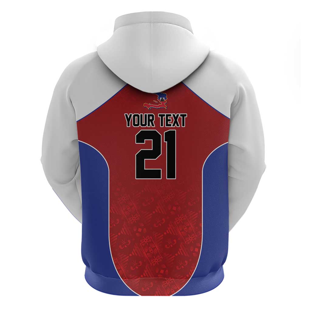 World Football 2026 Afro-Haiti Custom Hoodie Together For Ayiti Red Style - Wonder Print Shop