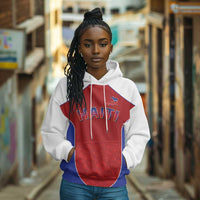 World Football 2026 Afro-Haiti Custom Hoodie Together For Ayiti Red Style - Wonder Print Shop