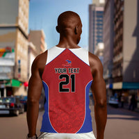 World Football 2026 Afro-Haiti Custom Men Tank Top Together For Ayiti Red Style - Wonder Print Shop