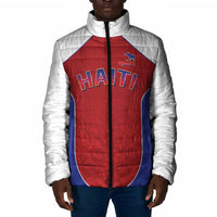 World Football 2026 Afro-Haiti Custom Padded Jacket Together For Ayiti Red Style - Wonder Print Shop