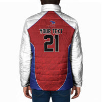 World Football 2026 Afro-Haiti Custom Padded Jacket Together For Ayiti Red Style - Wonder Print Shop