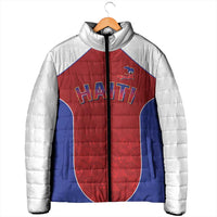 World Football 2026 Afro-Haiti Custom Padded Jacket Together For Ayiti Red Style - Wonder Print Shop