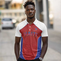 World Football 2026 Afro-Haiti Custom Polo Shirt Together For Ayiti Red Style LT9