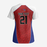 World Football 2026 Afro-Haiti Custom Scrub Top Together For Ayiti Red Style - Wonder Print Shop