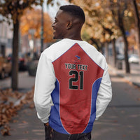 World Football 2026 Afro-Haiti Custom Sweatshirt Together For Ayiti Red Style - Wonder Print Shop