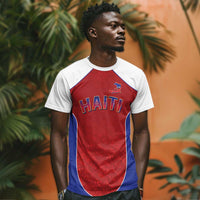 World Football 2026 Afro-Haiti Custom T shirt Together For Ayiti Red Style LT9