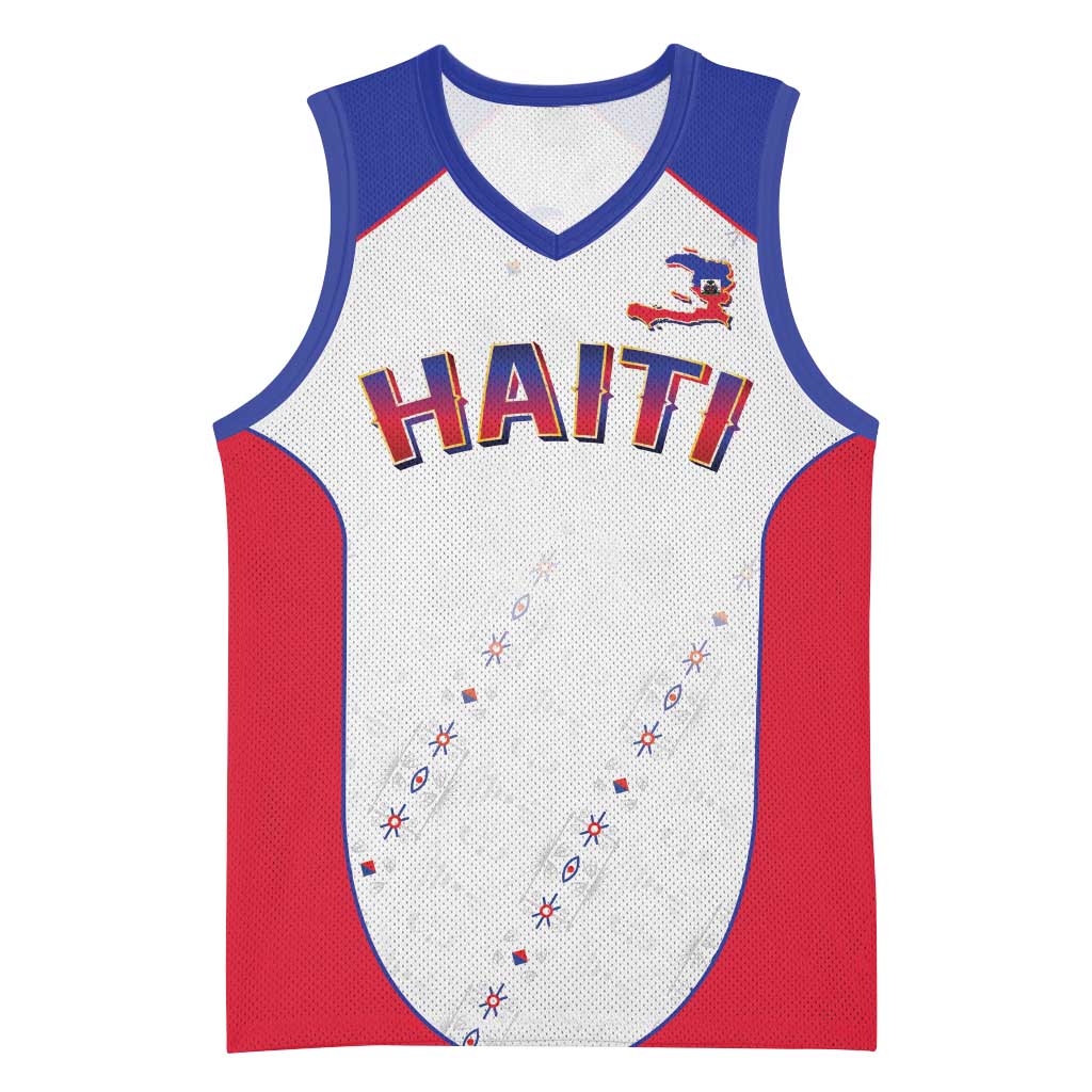 World Football 2026 Afro-Haiti Custom Basketball Jersey Together For Ayiti White Style - Wonder Print Shop