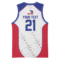 World Football 2026 Afro-Haiti Custom Basketball Jersey Together For Ayiti White Style - Wonder Print Shop