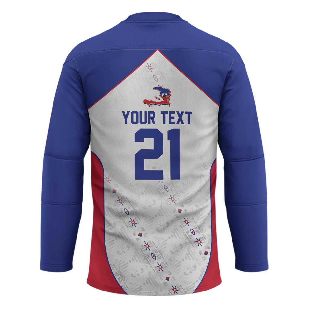 World Football 2026 Afro-Haiti Custom Hockey Jersey Together For Ayiti White Style - Wonder Print Shop