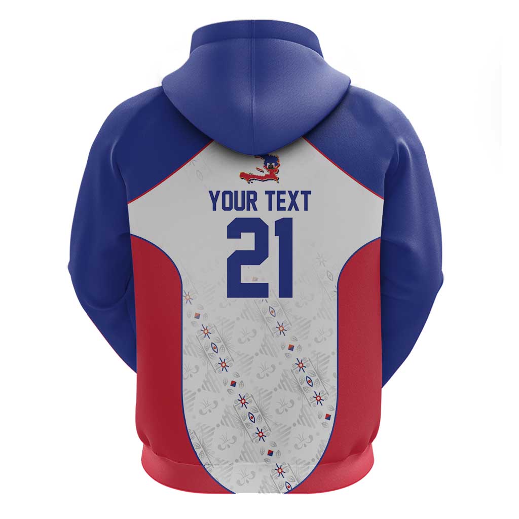 World Football 2026 Afro-Haiti Custom Hoodie Together For Ayiti White Style - Wonder Print Shop