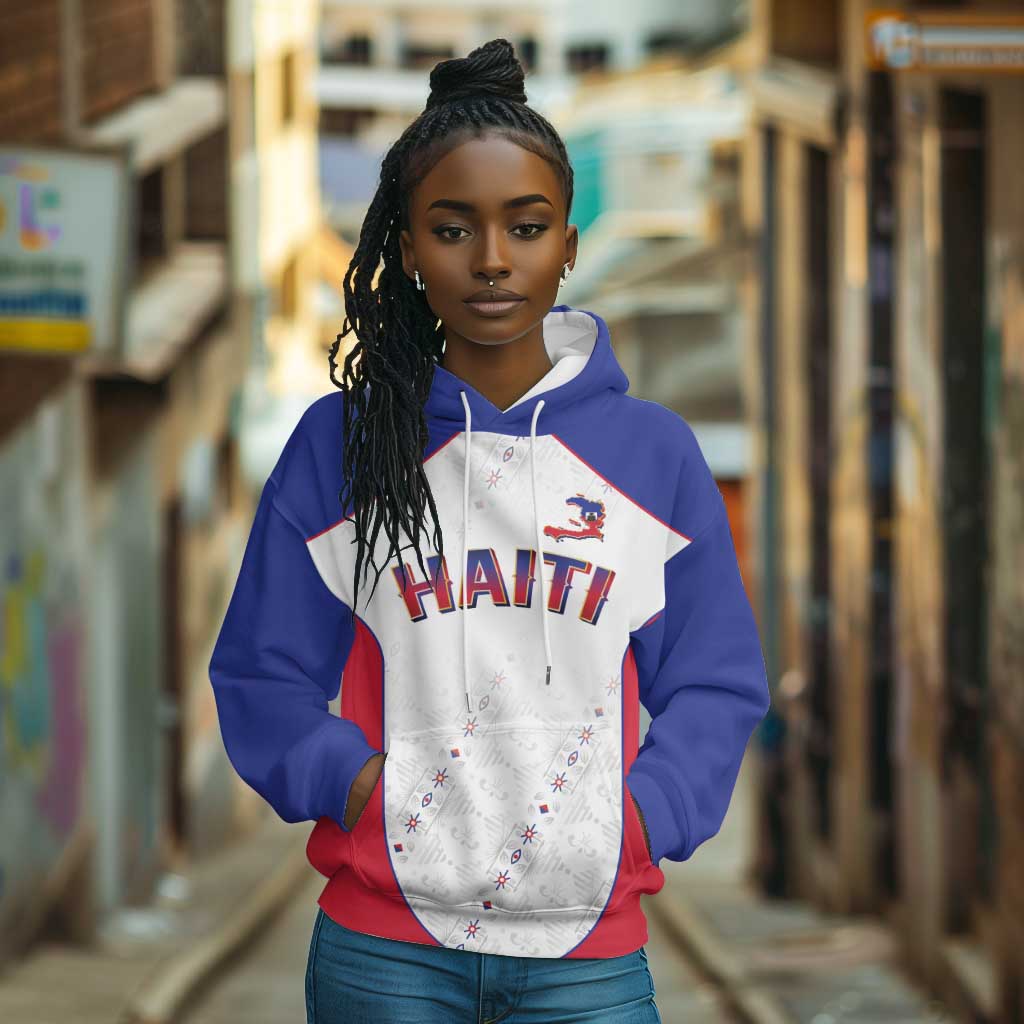 World Football 2026 Afro-Haiti Custom Hoodie Together For Ayiti White Style - Wonder Print Shop