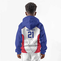 World Football 2026 Afro-Haiti Custom Kid Hoodie Together For Ayiti White Style - Wonder Print Shop