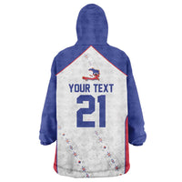 World Football 2026 Afro-Haiti Custom Kid Wearable Blanket Hoodie Together For Ayiti White Style - Wonder Print Shop