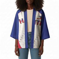World Football 2026 Afro-Haiti Custom Kimono Together For Ayiti White Style - Wonder Print Shop