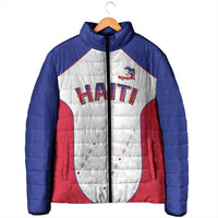World Football 2026 Afro-Haiti Custom Padded Jacket Together For Ayiti White Style - Wonder Print Shop