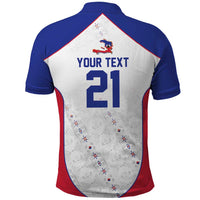 World Football 2026 Afro-Haiti Custom Polo Shirt Together For Ayiti White Style LT9