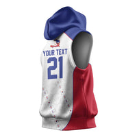 World Football 2026 Afro-Haiti Custom Sleeveless Hoodie Together For Ayiti White Style - Wonder Print Shop